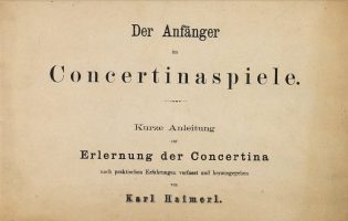 Concertinaspiel München 1890