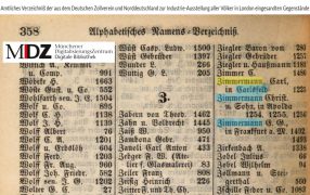 London 1851 Namensindex